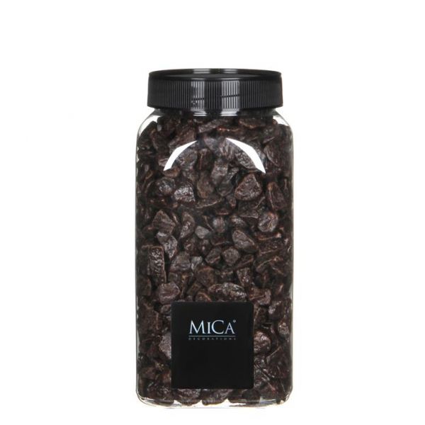 Mica marbles donker bruin 1 kg