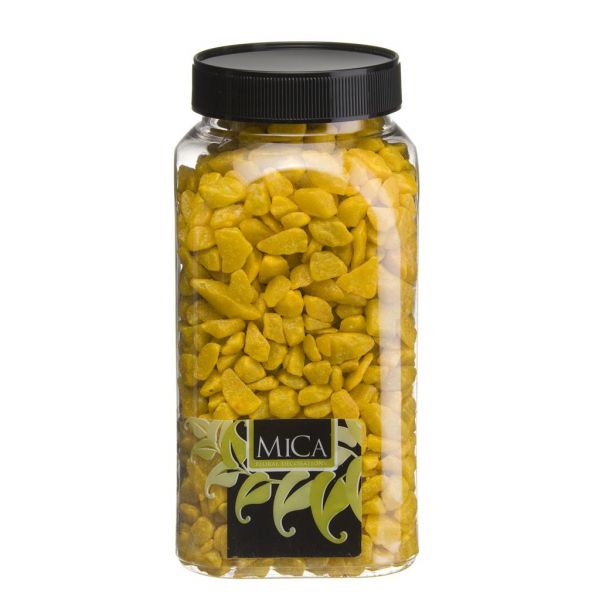 Mica marbles geel 1 kg