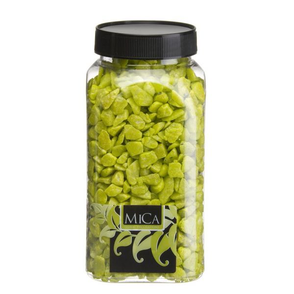 Mica marbles lime groen 1 kg