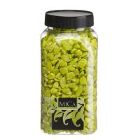 Mica marbles lime groen 1 kg