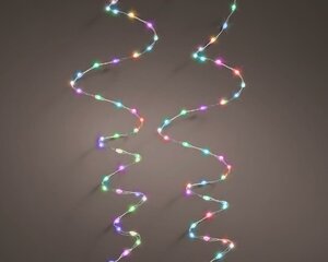 Micro led kerstverlichting 378 lamps soft multi colour - afbeelding 2
