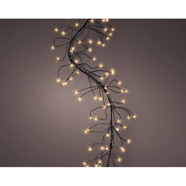 Micro led kerstverlichting 480 lamps warm-wit cluster - afbeelding 1