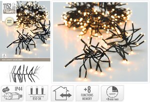 Microcluster LED 1152 lamps warm wit