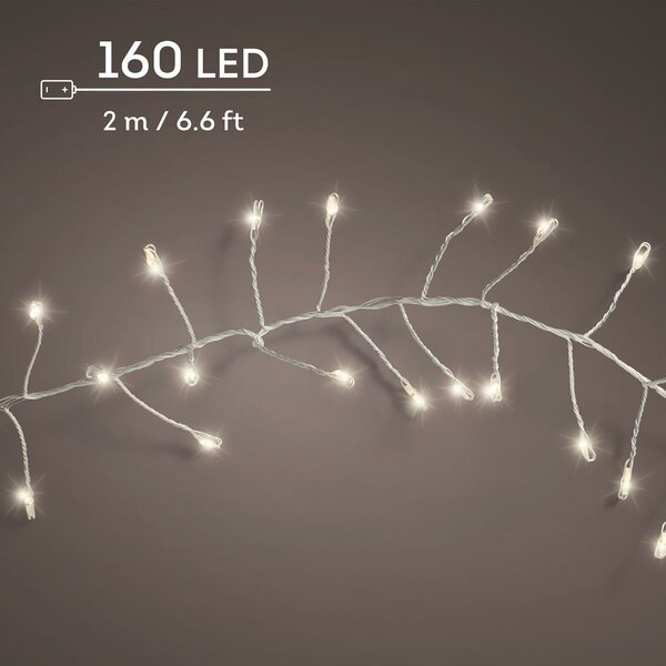 Microled compact 160 lamps warm wit - afbeelding 1