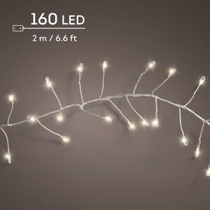 Microled compact 160 lamps warm wit - afbeelding 1