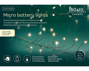 Microled compact 160 lamps warm wit - afbeelding 2