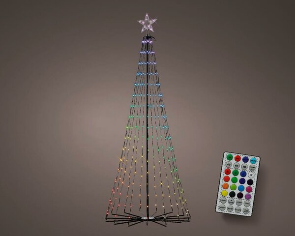 Microled dancing tree 210 cm multi colour - afbeelding 1