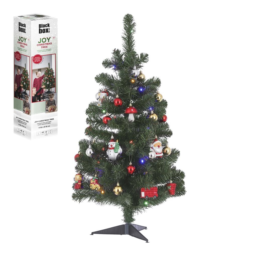 Zenuw propeller slank Mini kerstboom Joy 90 cm - Koopkerstverlichting.nl
