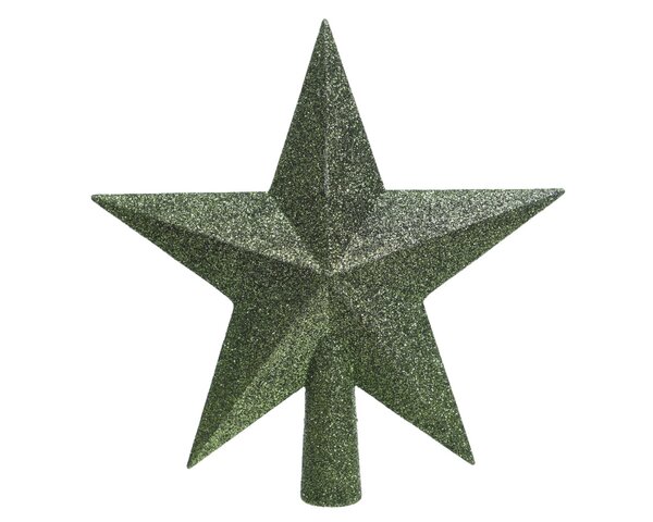 Onbreekbare piekster met glitter dennengroen