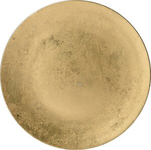 Onder bord 33 cm goud