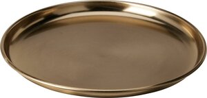 Onderbord 28 cm goud