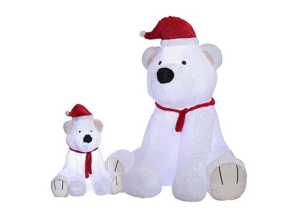 Opblaasbare polar bear 183 cm