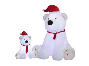 Opblaasbare polar bear 183 cm