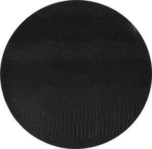 Placemat rond 38 cm zwart