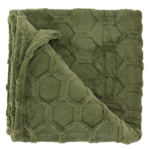 Unique Living plaid thor 200x150 cm winter green