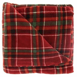 Unique Living plaid Wenen 200x150 cm rood geruit