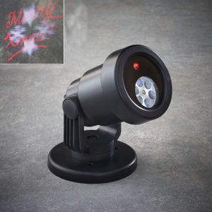 Projector Merry Christmas rood