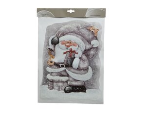 Raamsticker kerstman 29 x 40 cm