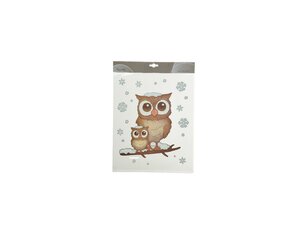 Raamsticker uil 28 x 34 cm