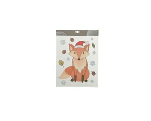 Raamsticker vos 28 x 34 cm
