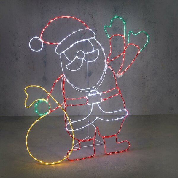 Ropelight kerstman 117 cm