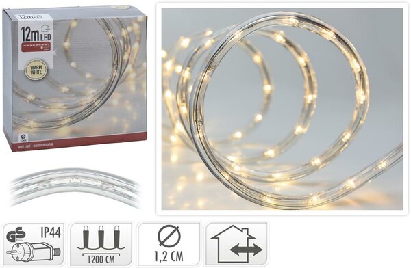 Slangverlichting 12 meter warm wit