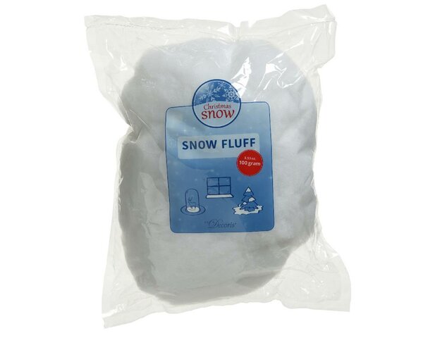 Sneeuw dons 100% polyester 100 gram