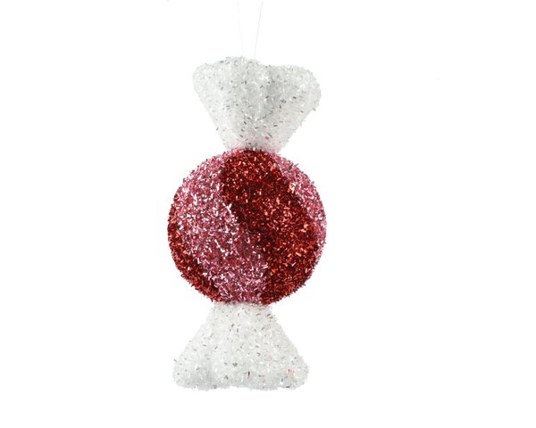Snoep foam rond rood  20 cm
