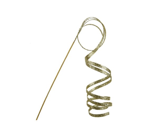 Spray polyester 106 cm goud