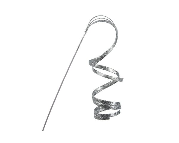 Spray polyester 106 cm zilver