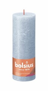 Bolsius kaars rustiek 19x7 cm sky blue