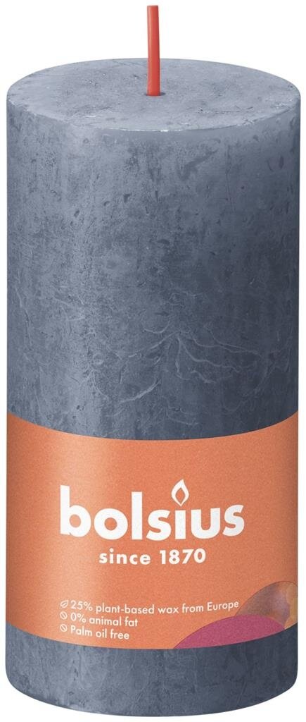 Bolsius kaars rustiek 10x5 cm twilight blue