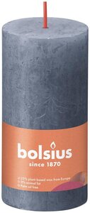 Bolsius kaars rustiek 10x5 cm twilight blue