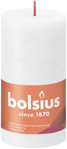 Bolsius kaars rustiek 13x7 cm cloudy wit