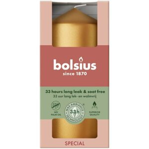 Stompkaars 12x6 cm metallic goud