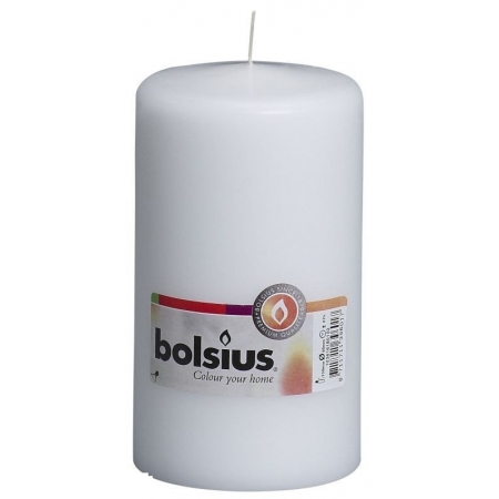 Bolsius stompkaars 15x8 cm wit