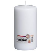 Bolsius stompkaars 20x10 cm wit