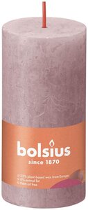 Bolsius kaars rustiek 10x5 cm ash rose