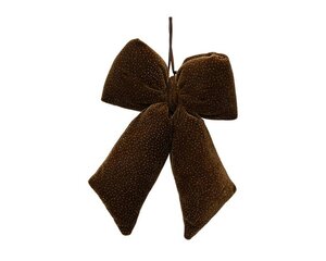 Strik fluweel 30 cm donker bruin