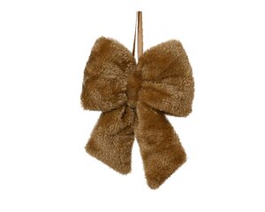 Strik kunst bont bruin 30 cm