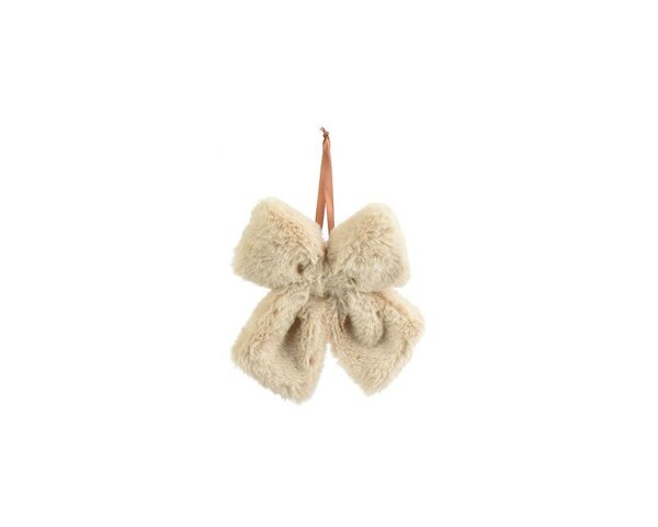 Strik polyester 14 cm creme
