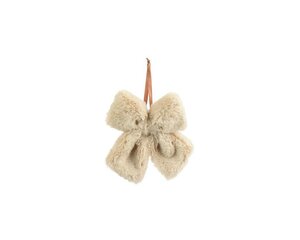 Strik polyester 14 cm creme