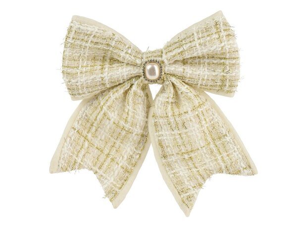 Strik polyester 21 cm creme