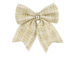 Strik polyester 21 cm creme