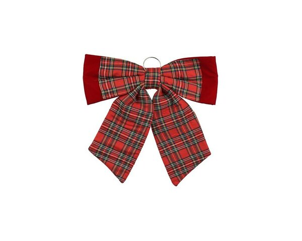 Strik polyester 52 cm rood