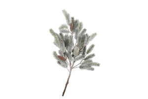 Tak met sneeuw en dennenappels 102 cm