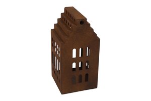 Theelichthouder foster 18 cm roest