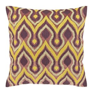 Unique Living kussen bella 45 x 45 cm geel mix
