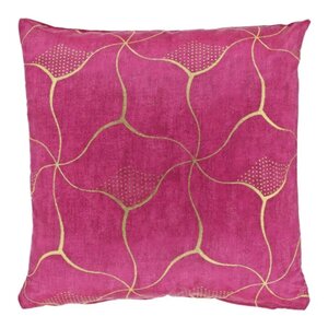 Unique Living kussen celina 45 x 45 cm fuchsia
