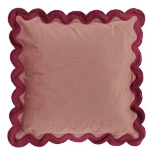 Unique Living kussen sophia 45 x 45 cm oudroze